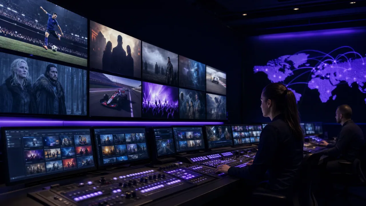 Operaciones broadcast para propietarios de contenido